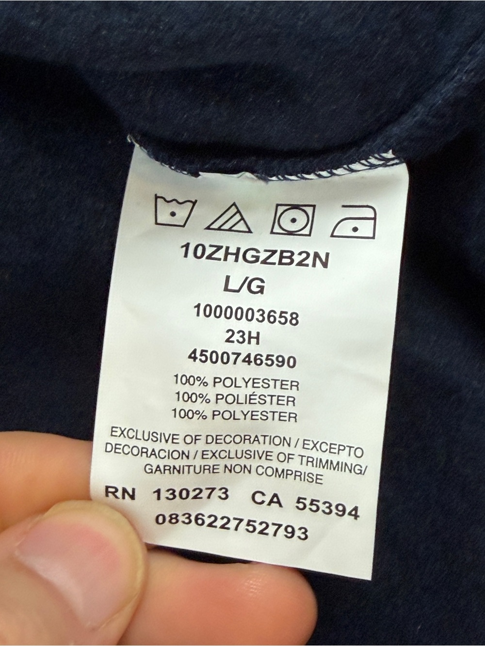 Wrangler Men's Zip-Neck Sweater in Heather Blue - Picture 6 of 9